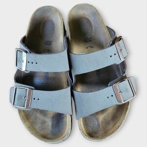 Birkenstock Arizona Kids Sandals Brown Mocha Birko-Flor EU 34 US 3-3.5 Narrow